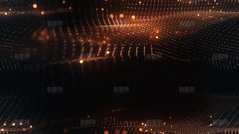 脉冲波科技感电子背景