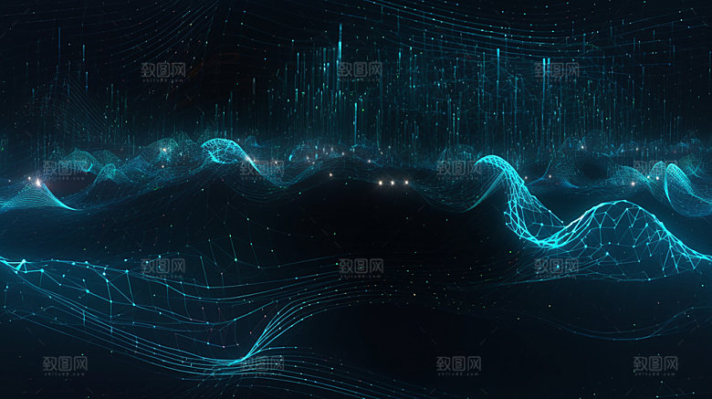 脉冲波未来电子背景