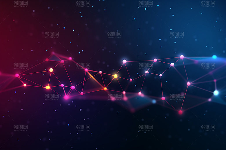 脉冲科技感未来背景图