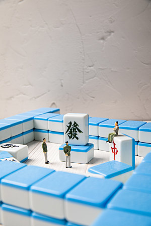 麻将传统文化棋牌摄影图