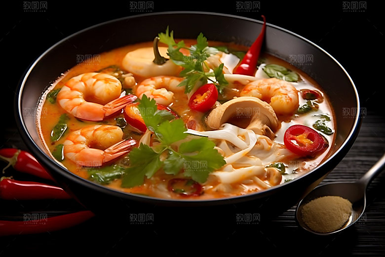 麻辣烫美食特色摄影图