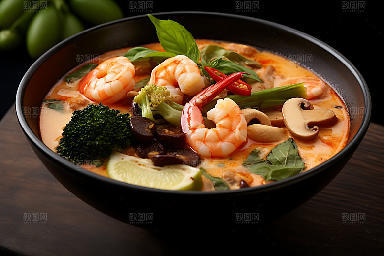 麻辣烫美食烫菜摄影图