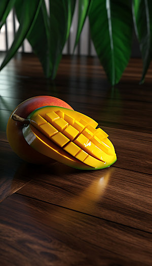 芒果热带水果夏季摄影图