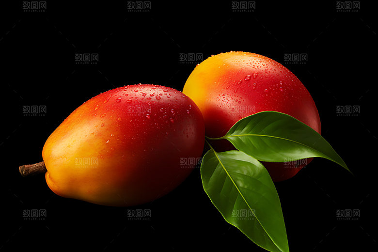 芒果高清特写摄影图
