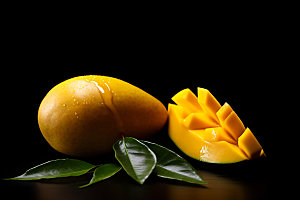 芒果高清美食摄影图