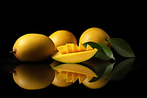 芒果水果美食摄影图