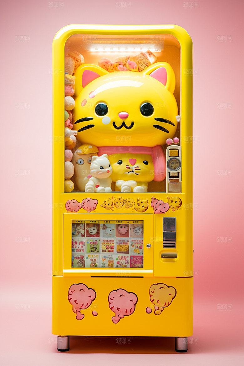 盲盒机购物超市模型