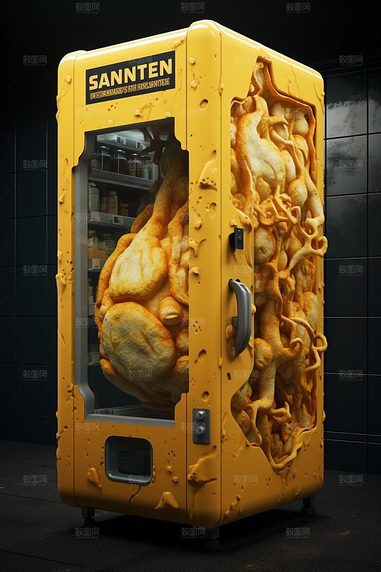 盲盒机3D卖场模型