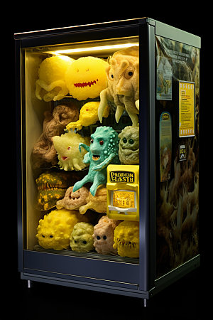 盲盒机超市娃娃机模型