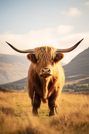 牦牛家畜高清摄影图