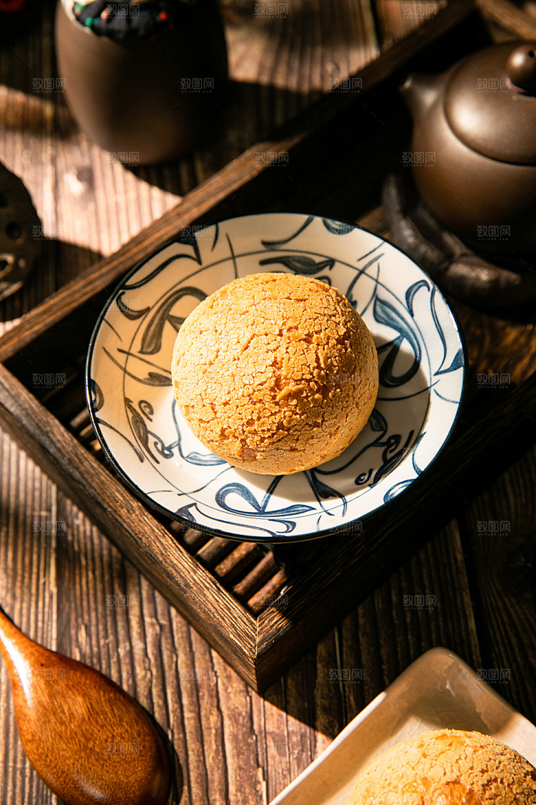 麻薯甜点高清摄影图