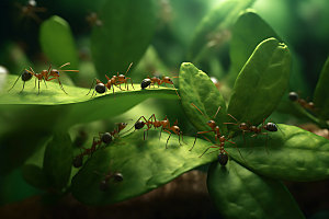 蚂蚁科普生物观察摄影图