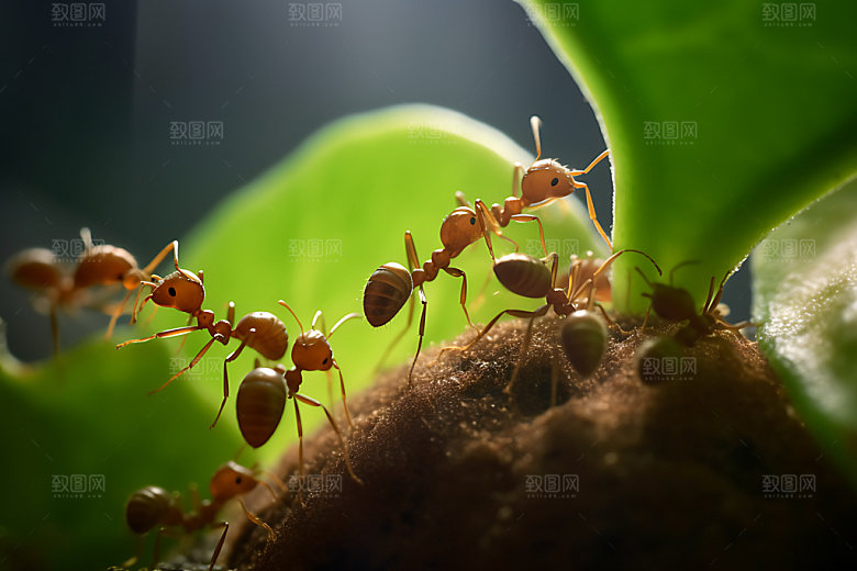 蚂蚁微距自然科学摄影图