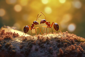 蚂蚁微距高清摄影图