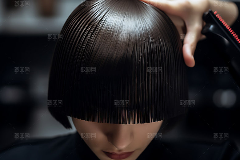 理发美发发型设计美容美发摄影图