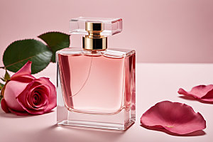 玫瑰香水美容化妆品样机