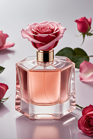 玫瑰香水美妆香氛样机
