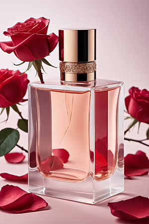 玫瑰香水美容简洁样机
