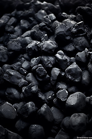 煤炭资源石料摄影图