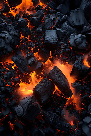 煤炭燃料石料摄影图