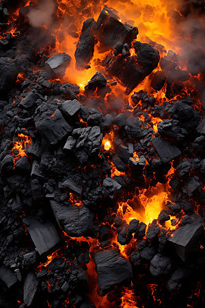 煤炭资源能源摄影图