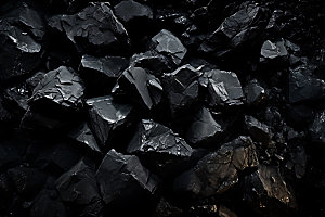 煤炭矿石资源摄影图