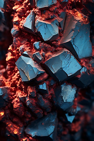 煤炭高清矿石摄影图