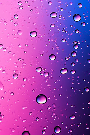 彩色雨滴元素水滴背景图