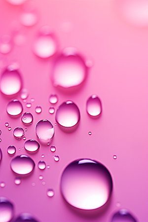 彩色雨滴水滴水珠背景图