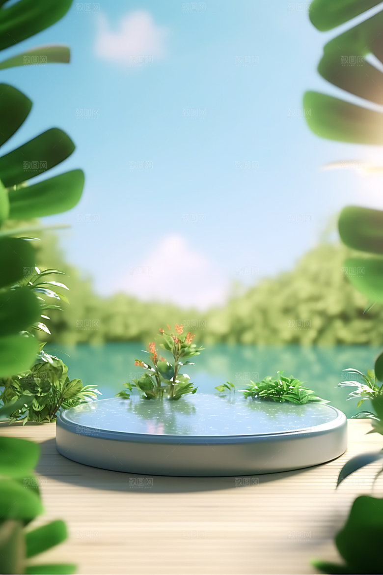 梦幻美妆电商大牌背景