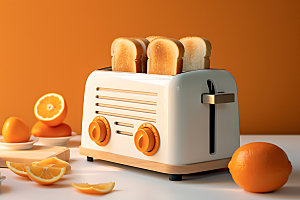 面包机模型加热效果图