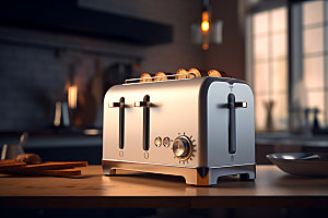 面包机烹饪工具模型效果图