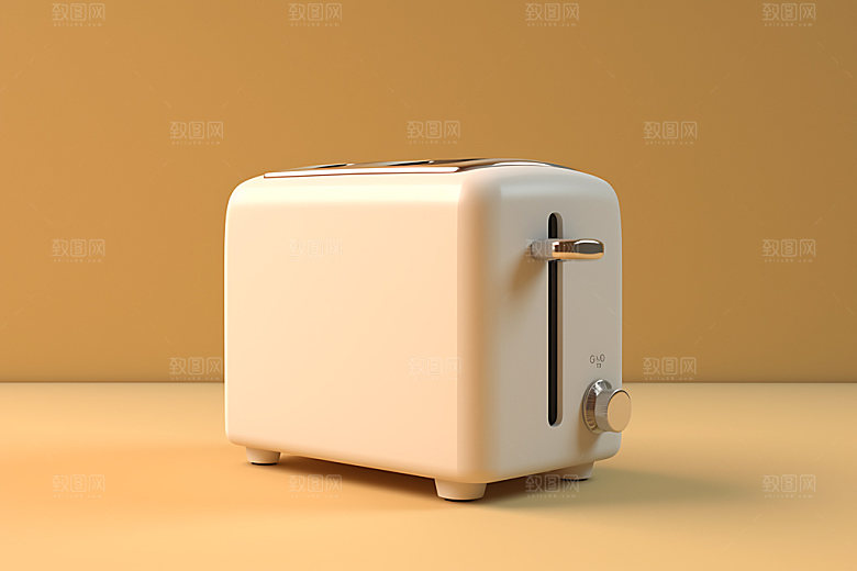 面包机烹饪工具模型效果图