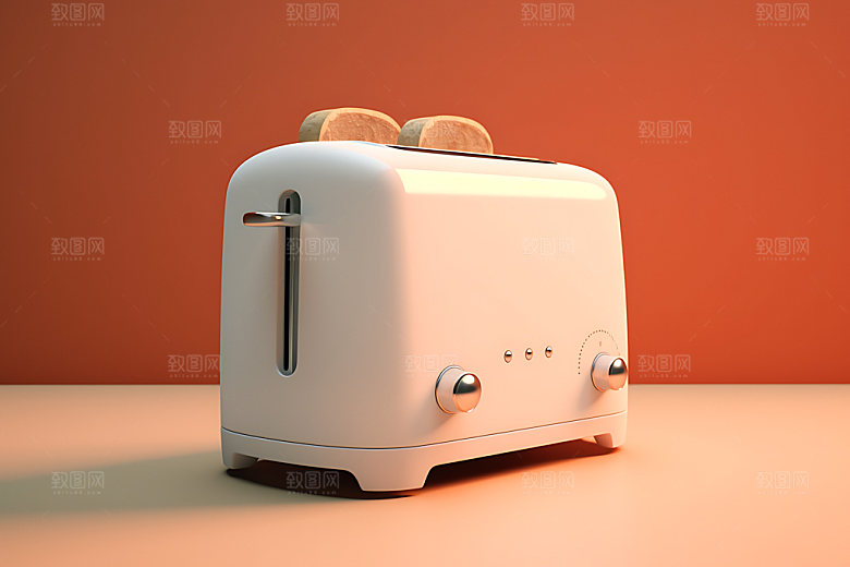 面包机小家电产品效果图
