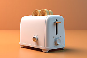 面包机小家电厨房电气效果图