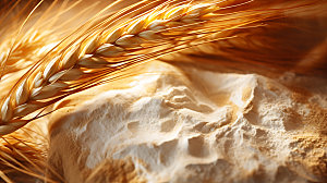 面粉小麦小麦粉摄影图