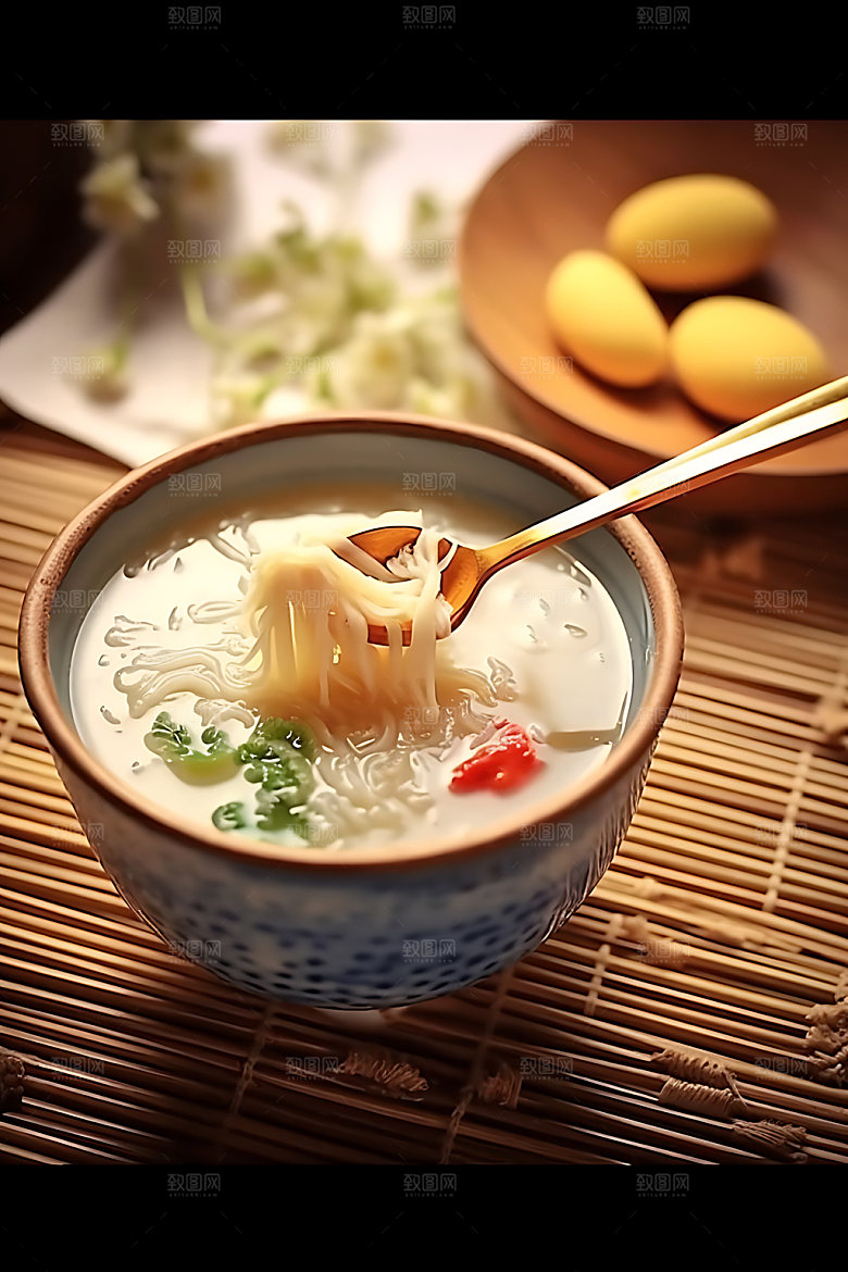 面食面条拉面摄影图