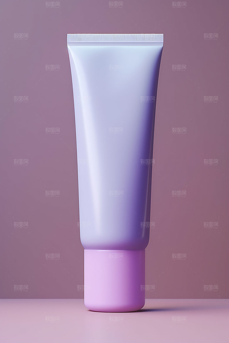 洗面奶护肤品包装乳液摄影图