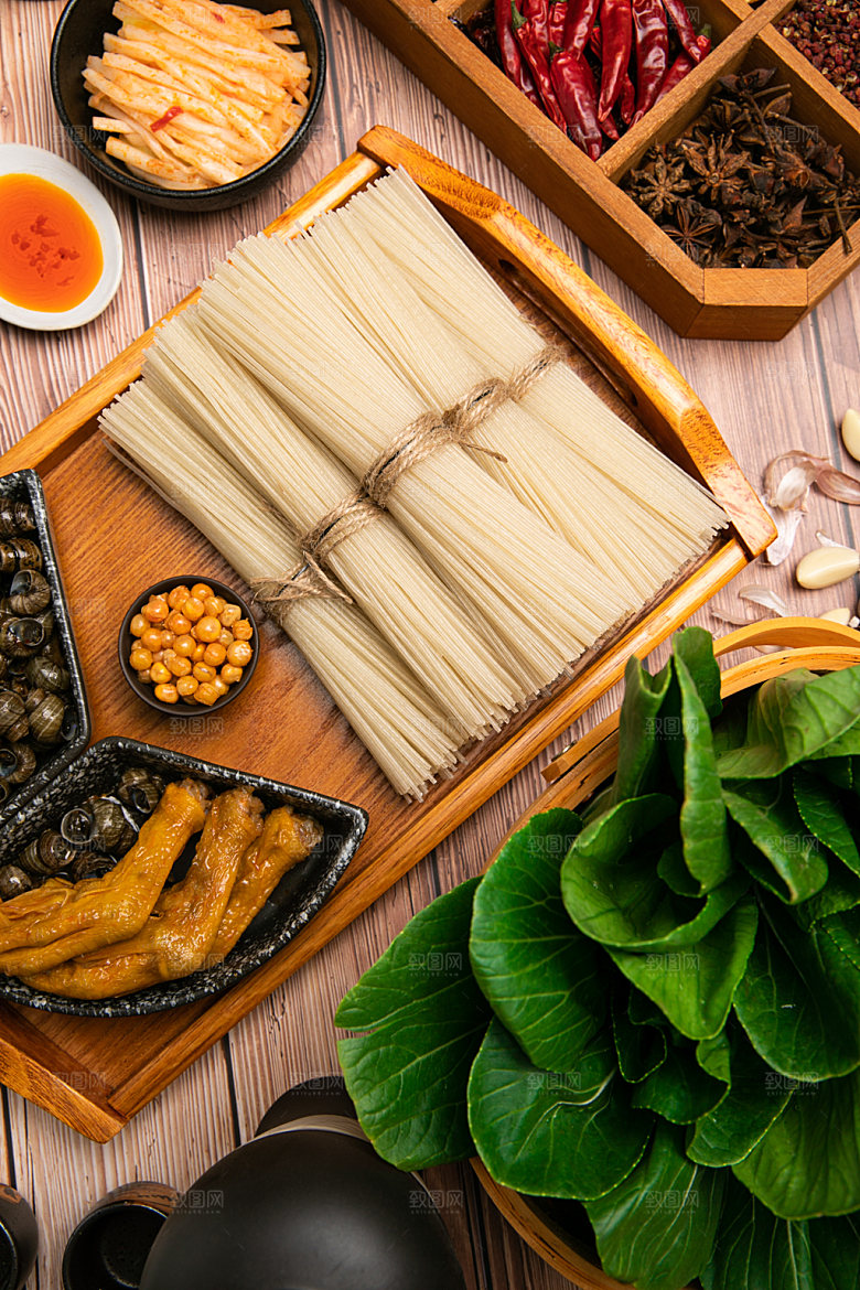 米粉特色美味摄影图
