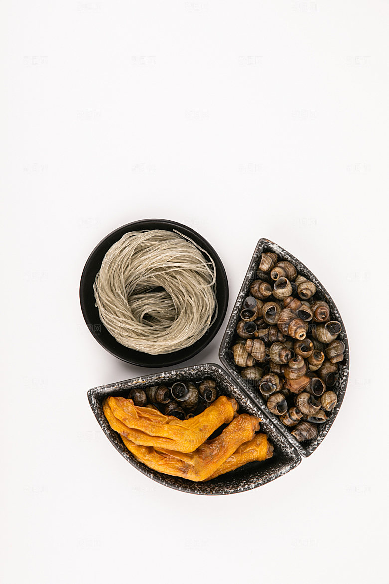 米粉红薯粉特色摄影图