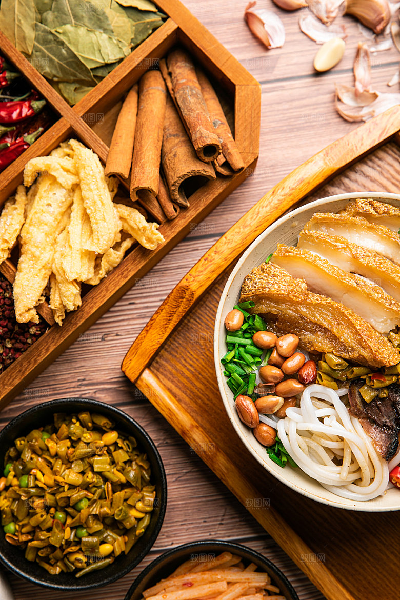 米粉美食高清摄影图