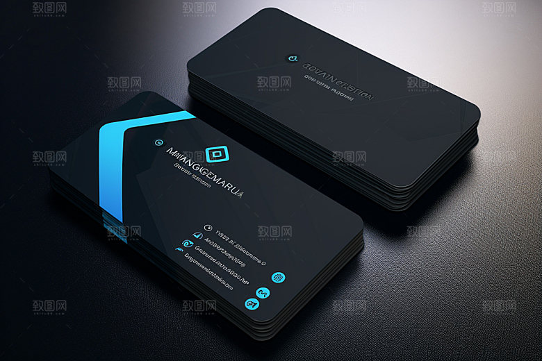名片3D设计样机