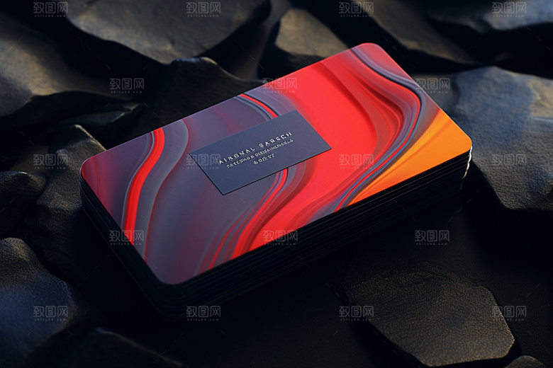 名片模型3D样机