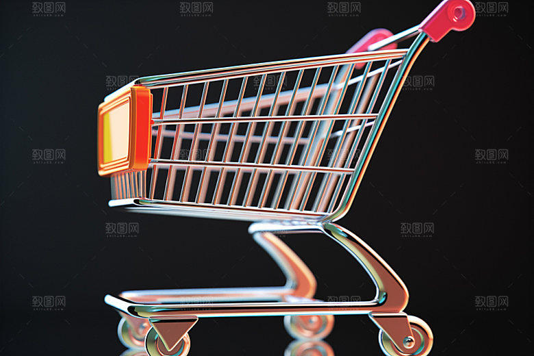 金属质感镭射炫彩3d模型素材