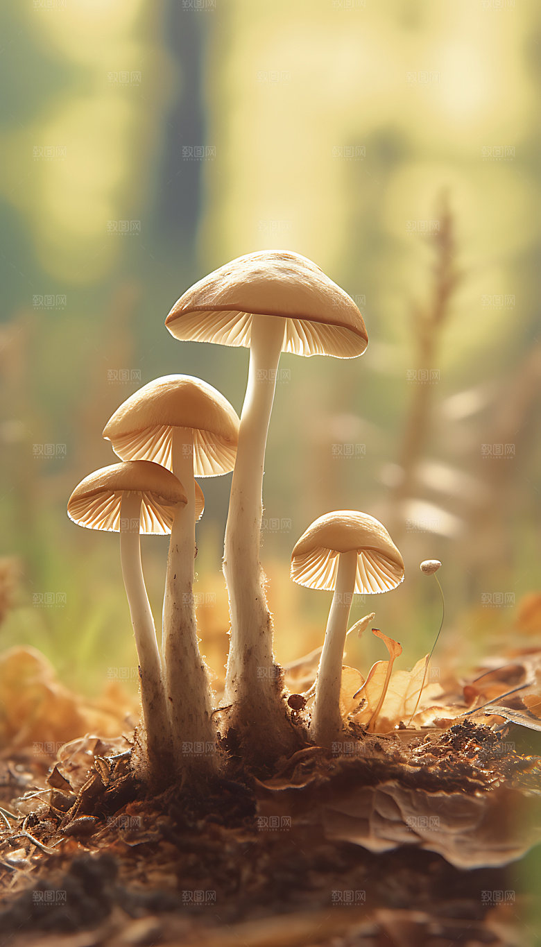 蘑菇高清自然摄影图