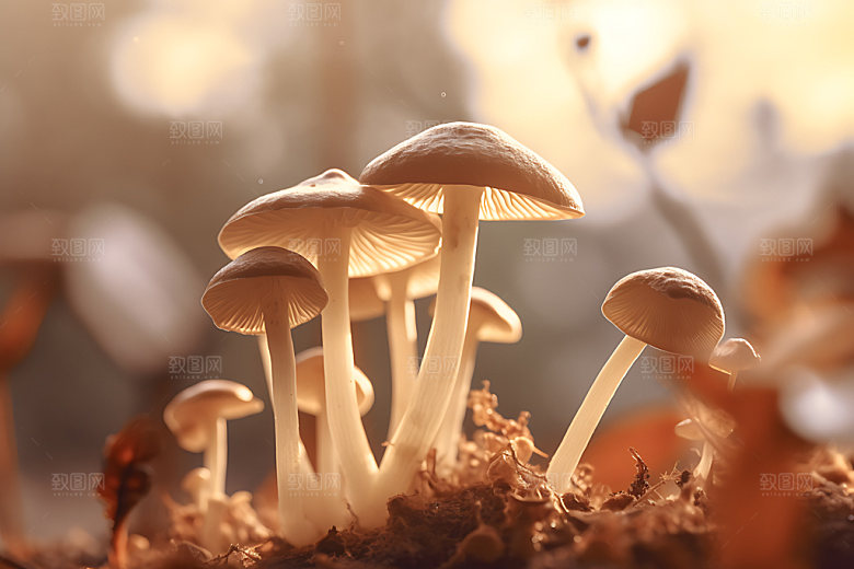 蘑菇高清自然摄影图