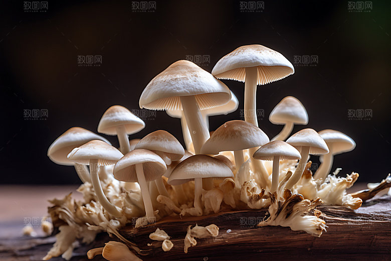 蘑菇植物森林摄影图