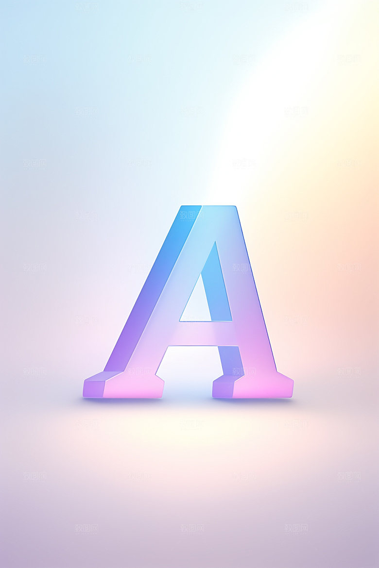 磨砂玻璃字母玻璃立体艺术字