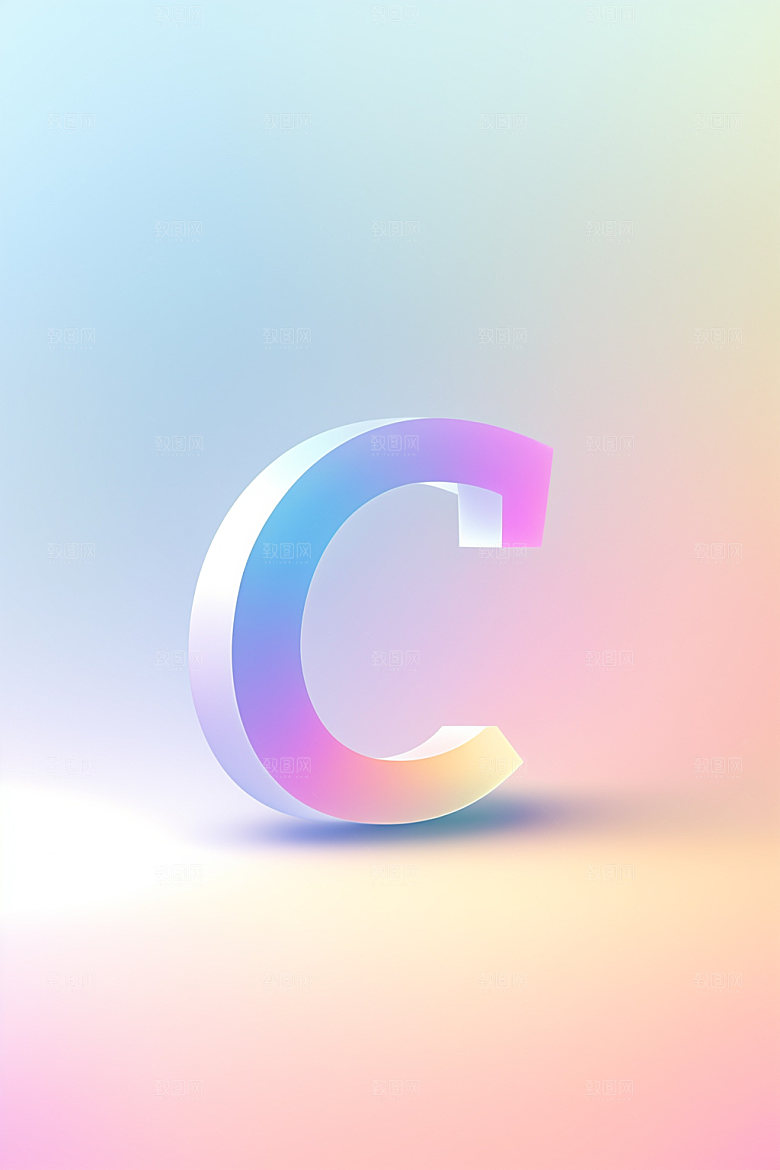 磨砂玻璃字母玻璃通透艺术字