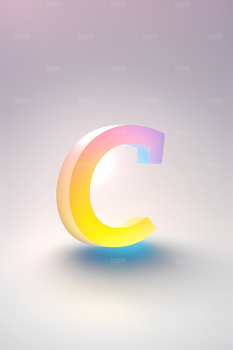 磨砂玻璃字母玻璃彩色艺术字